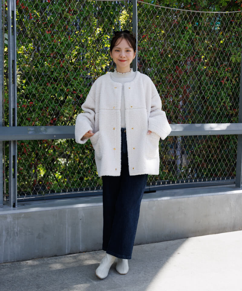 downy mouton coat～ﾀﾞｳﾆｰﾑｰﾄﾝｺｰﾄ | flower／フラワー公式通販