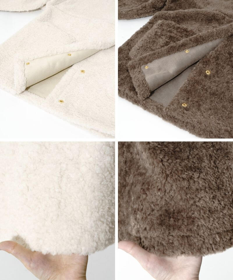 downy mouton coat～ﾀﾞｳﾆｰﾑｰﾄﾝｺｰﾄ | flower／フラワー公式通販