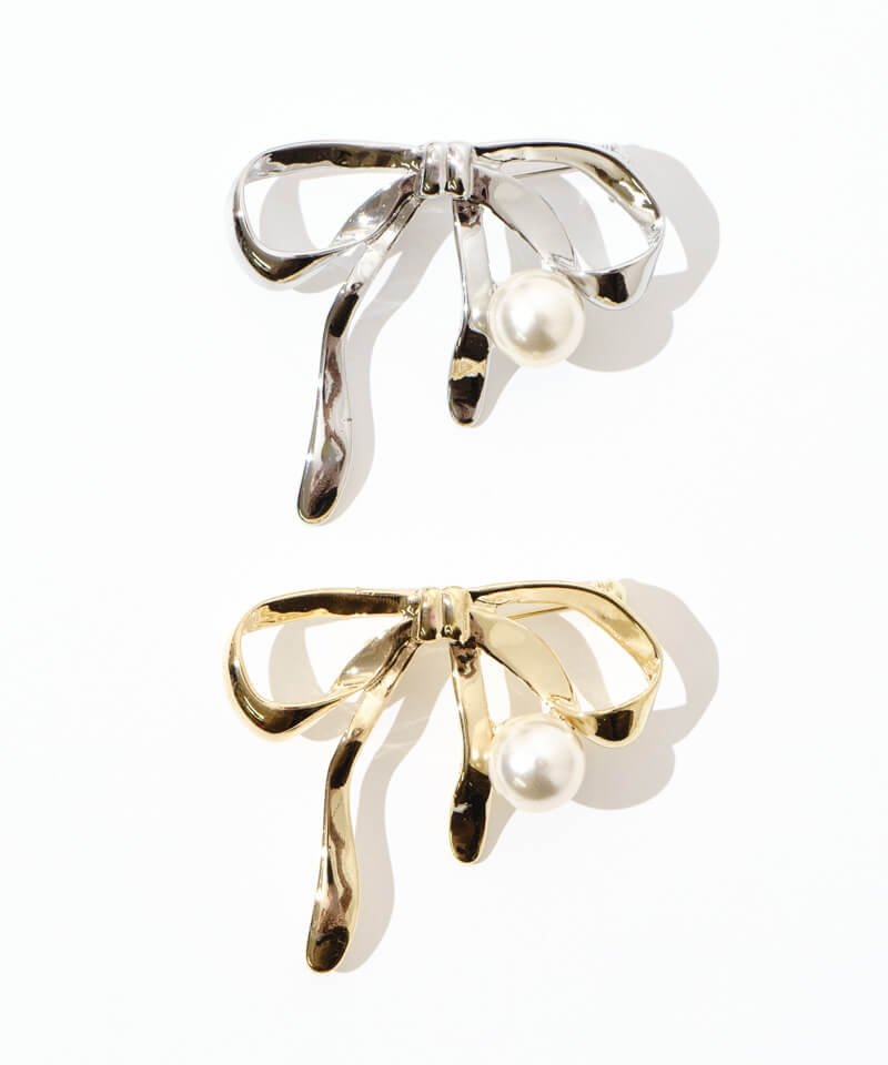 falling ribbon brooch～ﾌｫｰﾘﾝｸﾞﾘﾎﾞﾝﾌﾞﾛｰﾁ | flower／フラワー公式通販