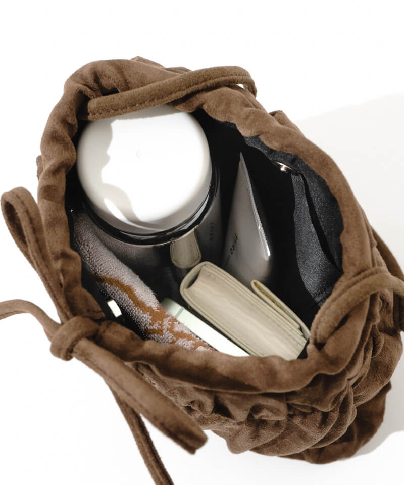 30%OFF】suede crumple bag～ｽｴｰﾄﾞｸﾗﾝﾌﾟﾙﾊﾞｯｸﾞ | flower／フラワー公式通販