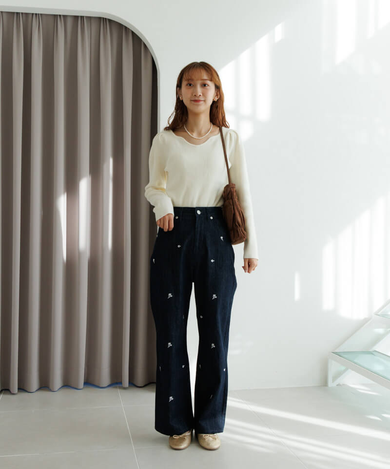 30%OFF】wavy knit top～ｳｪｰﾋﾞｰﾆｯﾄﾄｯﾌﾟ | flower／フラワー公式通販