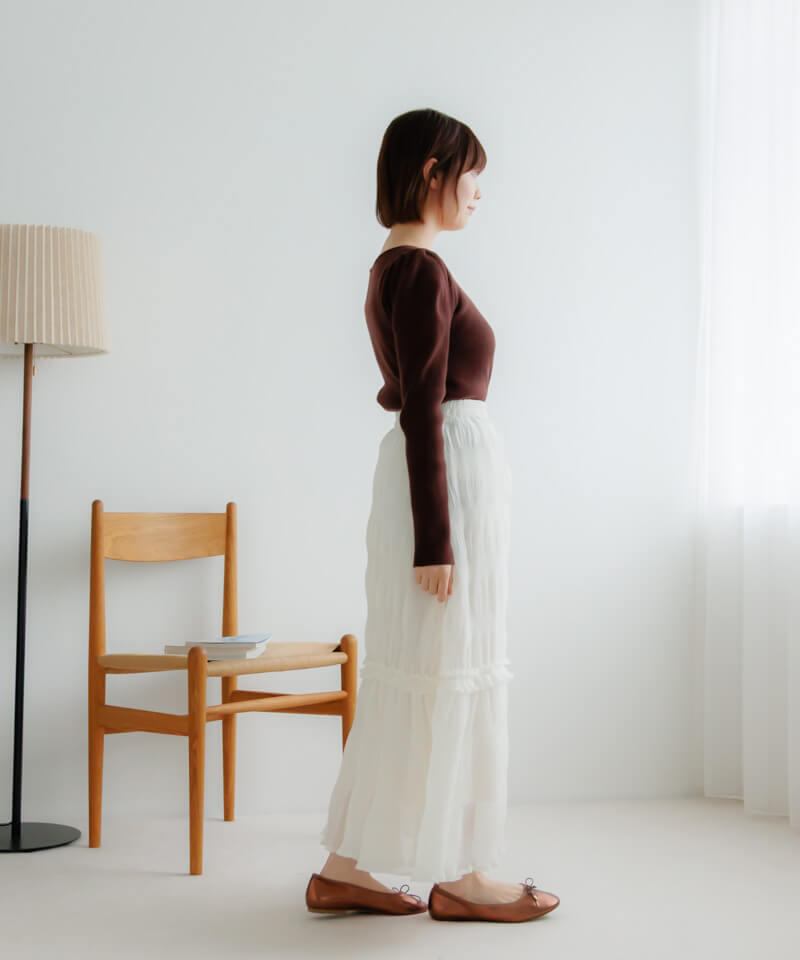 30%OFF】wavy knit top～ｳｪｰﾋﾞｰﾆｯﾄﾄｯﾌﾟ | flower／フラワー公式通販