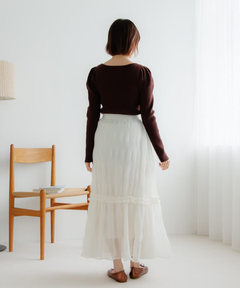 30%OFF】wavy knit top～ｳｪｰﾋﾞｰﾆｯﾄﾄｯﾌﾟ | flower／フラワー公式通販