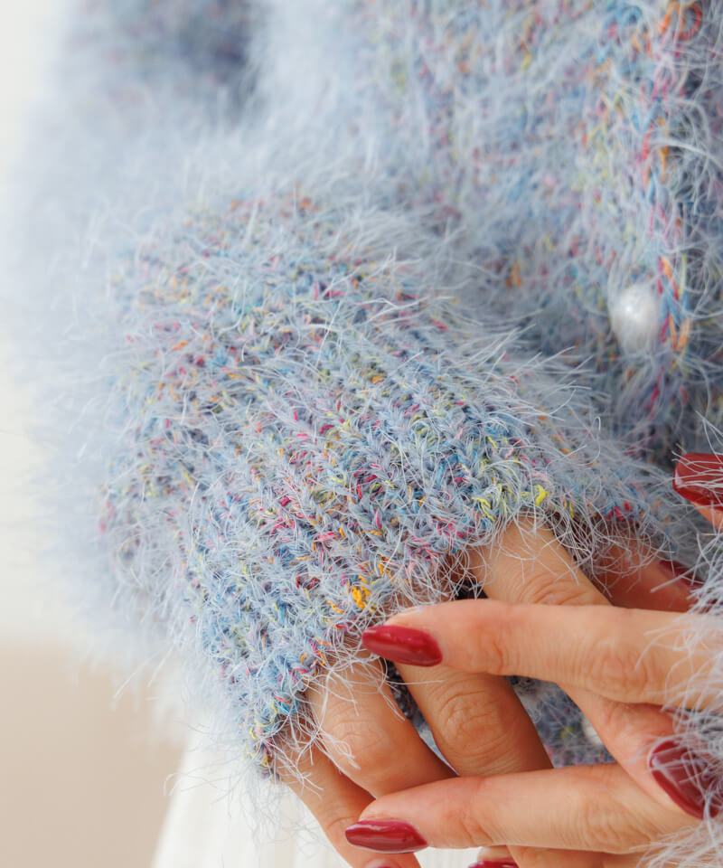 40%OFF】fluffy fancy cardigan～ﾌﾗｯﾌｨｰﾌｧﾝｼｰｶｰﾃﾞｨｶﾞﾝ | flower