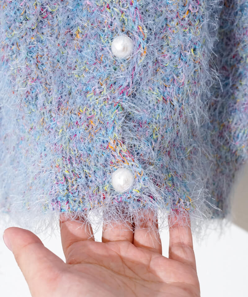 40%OFF】fluffy fancy cardigan～ﾌﾗｯﾌｨｰﾌｧﾝｼｰｶｰﾃﾞｨｶﾞﾝ | flower
