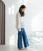 【ブルー】model:H160 着用サイズ:FREE 【ブルー】model:H160 着用サイズ:FREE