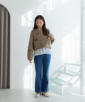 【ブルー】model:H160 着用サイズ:FREE 【ブルー】model:H160 着用サイズ:FREE