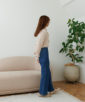 【ブルー】model:H154 着用サイズ:FREE 【ブルー】model:H154 着用サイズ:FREE