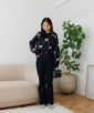 【ネイビー】model:H160 着用サイズ:FREE 【ネイビー】model:H160 着用サイズ:FREE