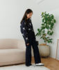 【ネイビー】model:H160 着用サイズ:FREE 【ネイビー】model:H160 着用サイズ:FREE