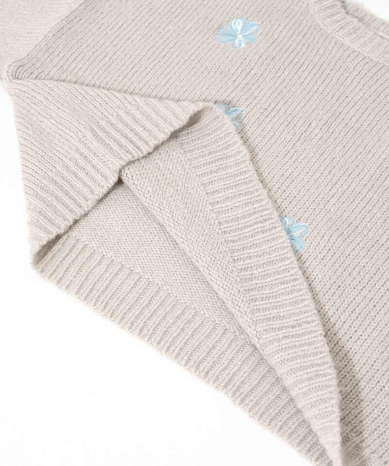 40%OFF】blooming fluffy knit～ﾌﾞﾙｰﾐﾝｸﾞﾌﾗｯﾌｨｰﾆｯﾄ | flower／フラワー