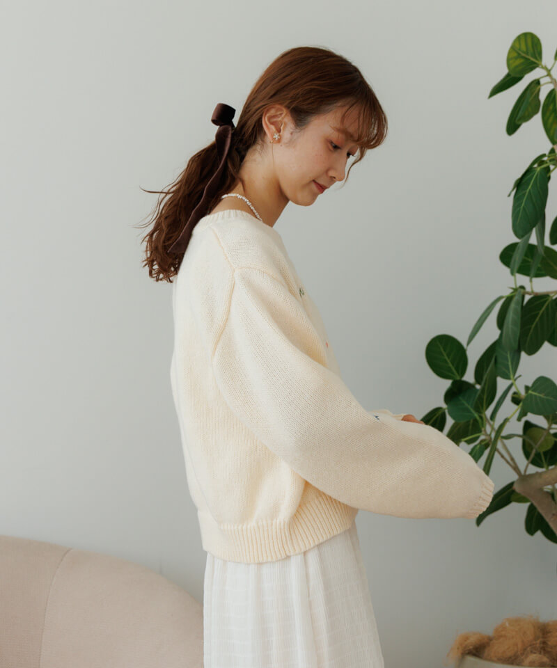 40%OFF】funny graffiti knit～ﾌｧﾆｰｸﾞﾗﾌｨﾃｨﾆｯﾄ | flower／フラワー公式通販