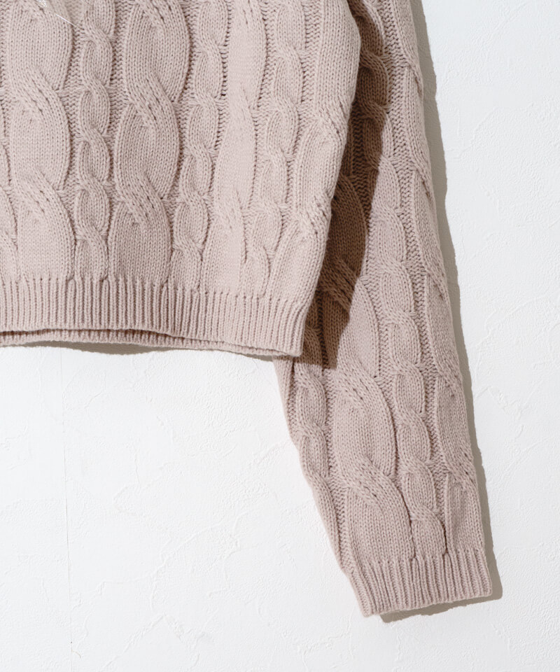 40%OFF】ribbon aran knit～ﾘﾎﾞﾝｱﾗﾝﾆｯﾄ | flower／フラワー公式通販