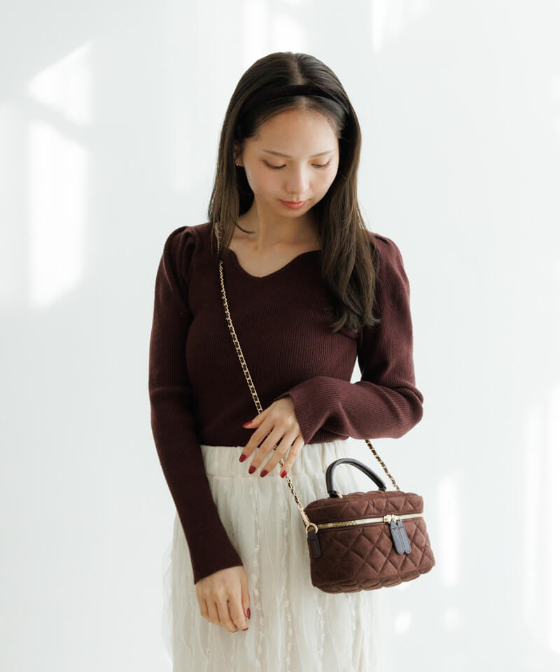 30%OFF】quilting vanity bag～ｷﾙﾃｨﾝｸﾞﾊﾞﾆﾃｨﾊﾞｯｸﾞ | flower／フラワー