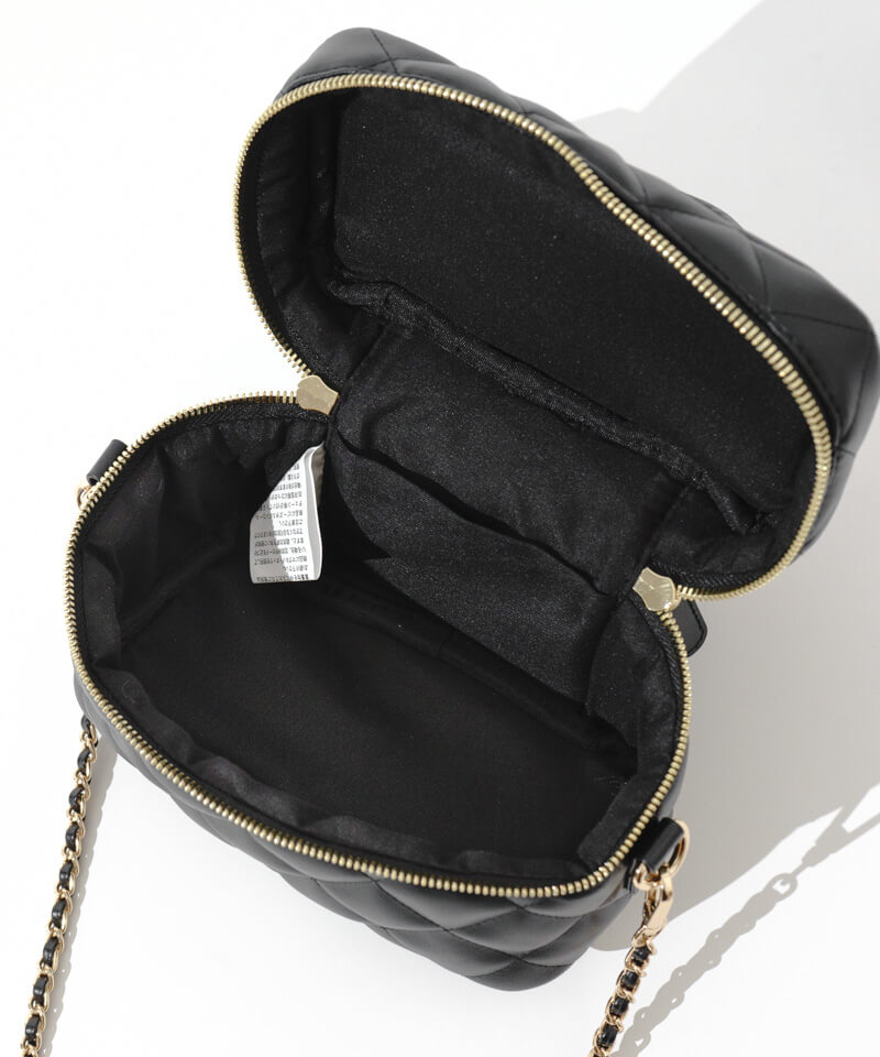 chiiiibag vanity バニティバッグ BLACK Shrink Leather Micro Vanity – ch!iii