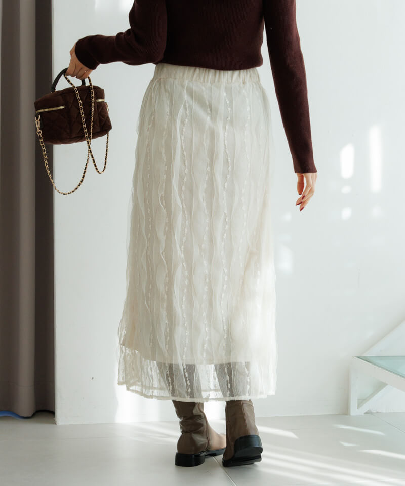 30%OFF】fluffy tulle skirt～ﾌﾗｯﾌｨｰﾁｭｰﾙｽｶｰﾄ | flower／フラワー公式通販