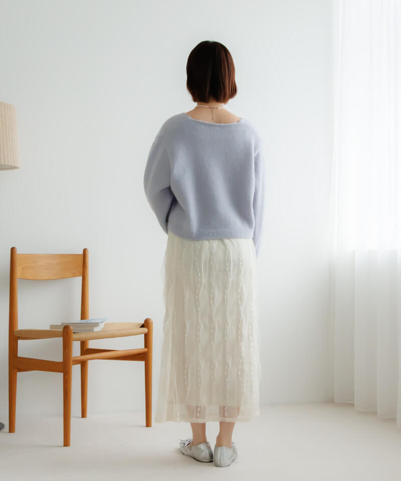 ☆gypsohila☆完売☆タグ付きTulleFrillBlouse☆ホワイト シャツ / ブラウス | gypsohila