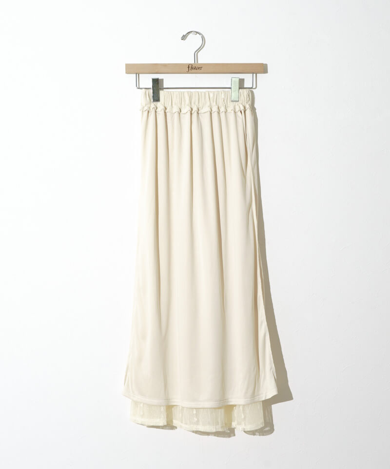 yuki　 fluff tulle skirt チュールスカートアイボリー チュールスカート（アイボリー）・ミニ | ボークス公式 ドルフィー