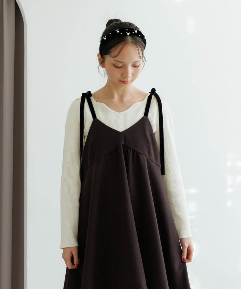 ワンピース mmeeme Flower tulle mini onepiece pinky flower tulle