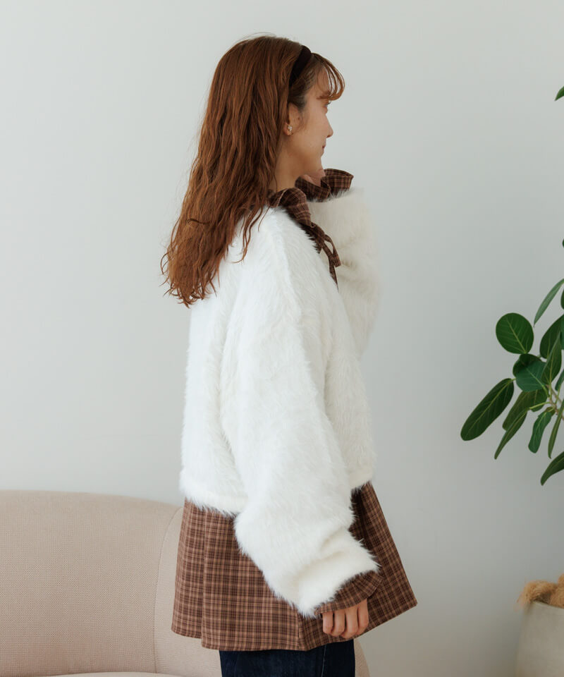 fluffy shaggy knit～ﾌﾗｯﾌｨｰｼｬｷﾞｰﾆｯﾄ | flower／フラワー公式通販