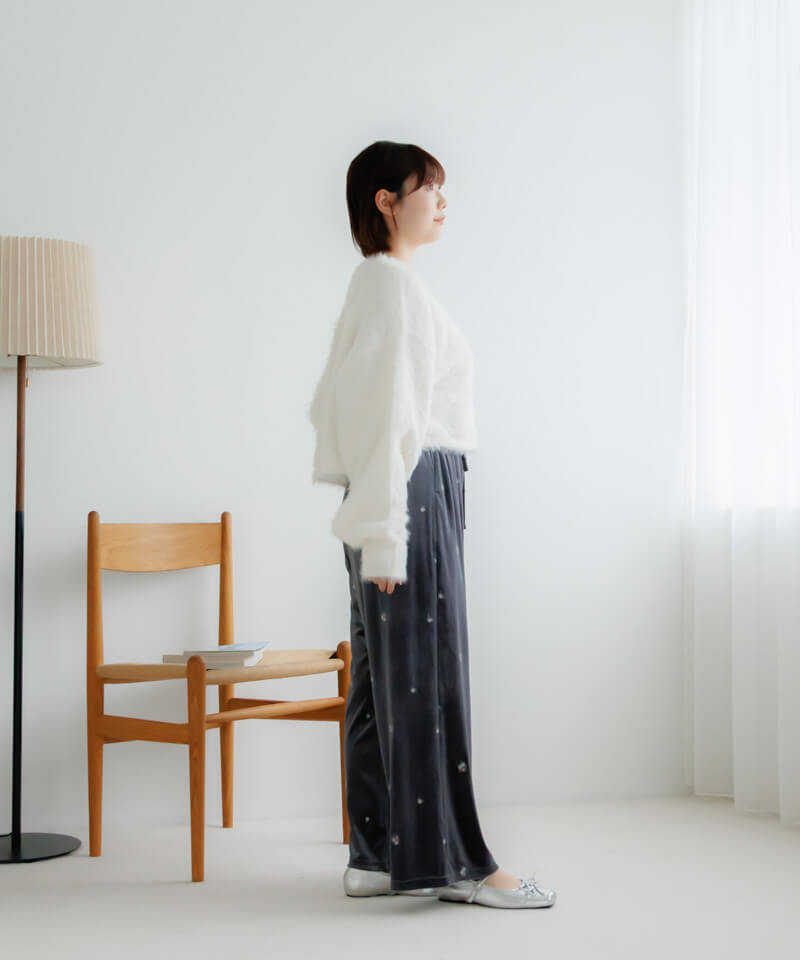 fluffy shaggy knit～ﾌﾗｯﾌｨｰｼｬｷﾞｰﾆｯﾄ | flower／フラワー公式通販