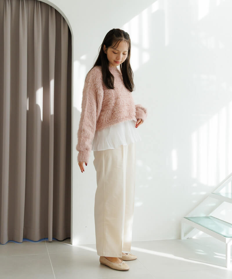 40%OFF】fluffy shaggy knit～ﾌﾗｯﾌｨｰｼｬｷﾞｰﾆｯﾄ | flower／フラワー公式通販