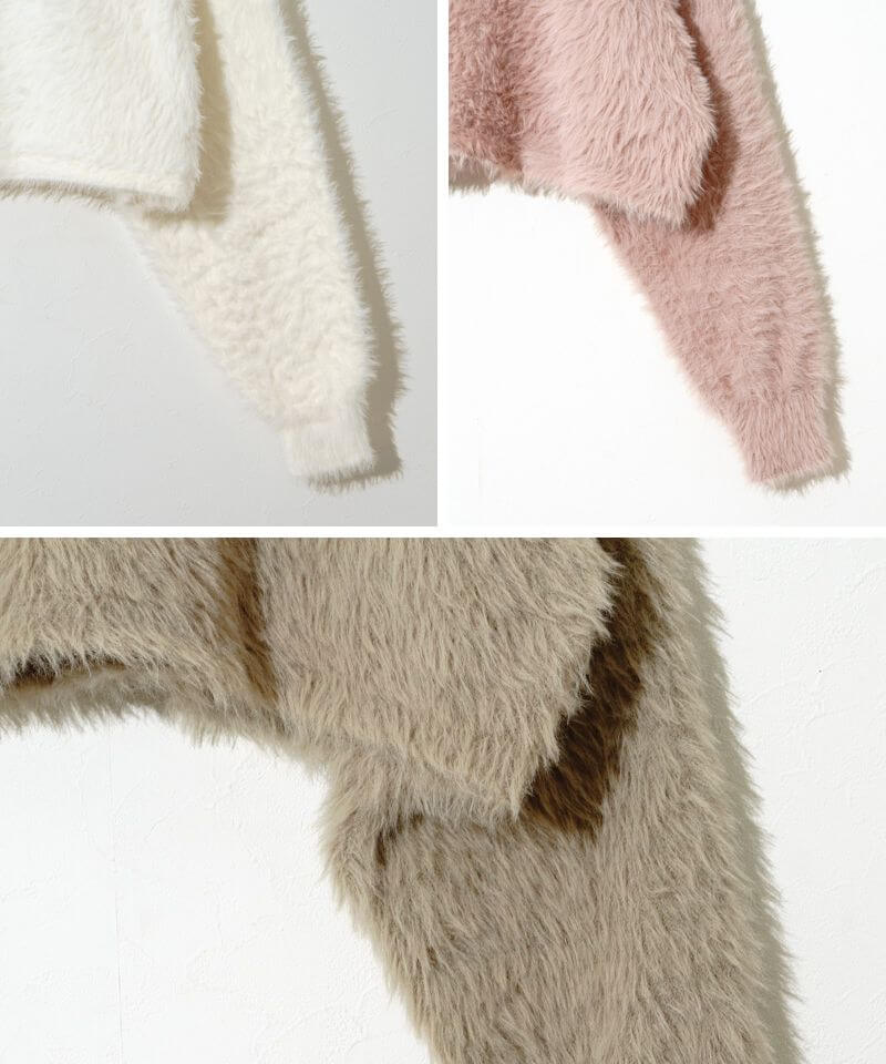fluffy shaggy knit～ﾌﾗｯﾌｨｰｼｬｷﾞｰﾆｯﾄ | flower／フラワー公式通販