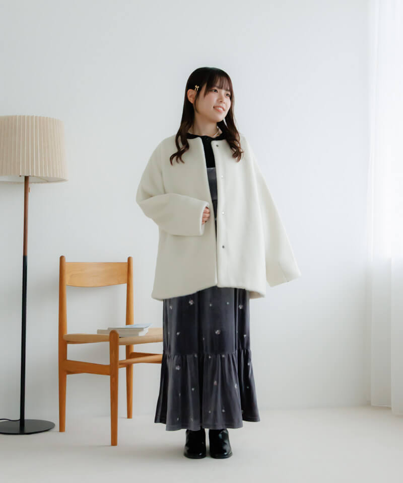 fluffy coat5～ﾌﾗｯﾌｨｰｺｰﾄ5 | flower／フラワー公式通販
