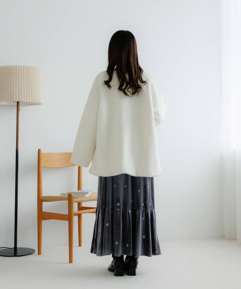 fluffy coat5～ﾌﾗｯﾌｨｰｺｰﾄ5 | flower／フラワー公式通販