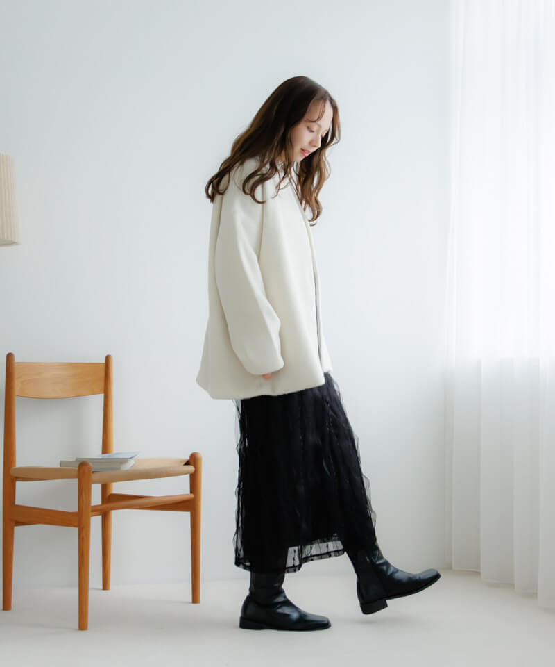 fluffy coat5～ﾌﾗｯﾌｨｰｺｰﾄ5 | flower／フラワー公式通販