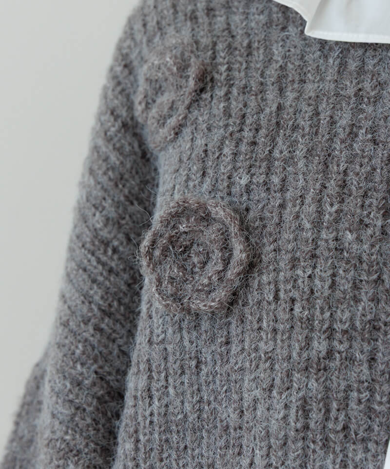 40%OFF】warming rose knit～ｳｫｰﾐﾝｸﾞﾛｰｽﾞﾆｯﾄ | flower／フラワー公式通販