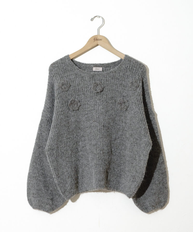 40%OFF】warming rose knit～ｳｫｰﾐﾝｸﾞﾛｰｽﾞﾆｯﾄ | flower／フラワー公式通販