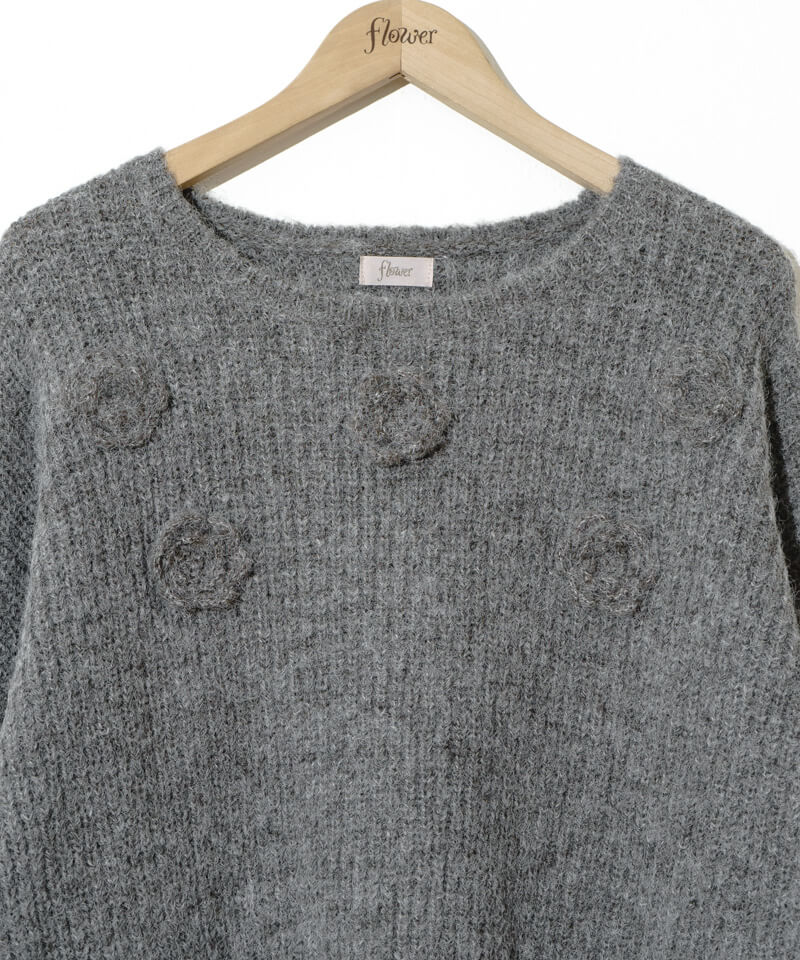 40%OFF】warming rose knit～ｳｫｰﾐﾝｸﾞﾛｰｽﾞﾆｯﾄ | flower／フラワー公式通販