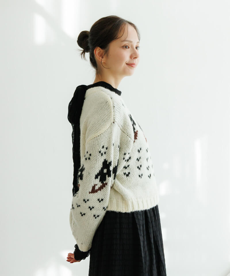 50%OFF】floral nordic knit～ﾌﾛｰﾗﾙﾉﾙﾃﾞｨｯｸﾆｯﾄ | flower／フラワー公式通販