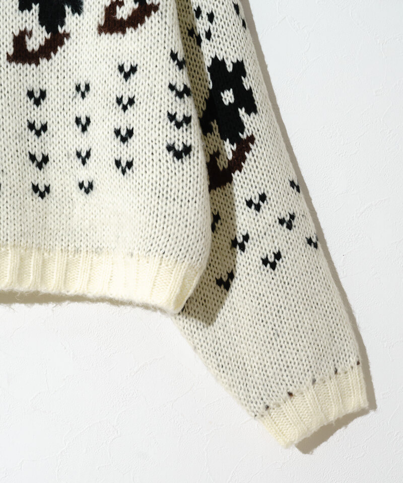 50%OFF】floral nordic knit～ﾌﾛｰﾗﾙﾉﾙﾃﾞｨｯｸﾆｯﾄ | flower／フラワー公式通販