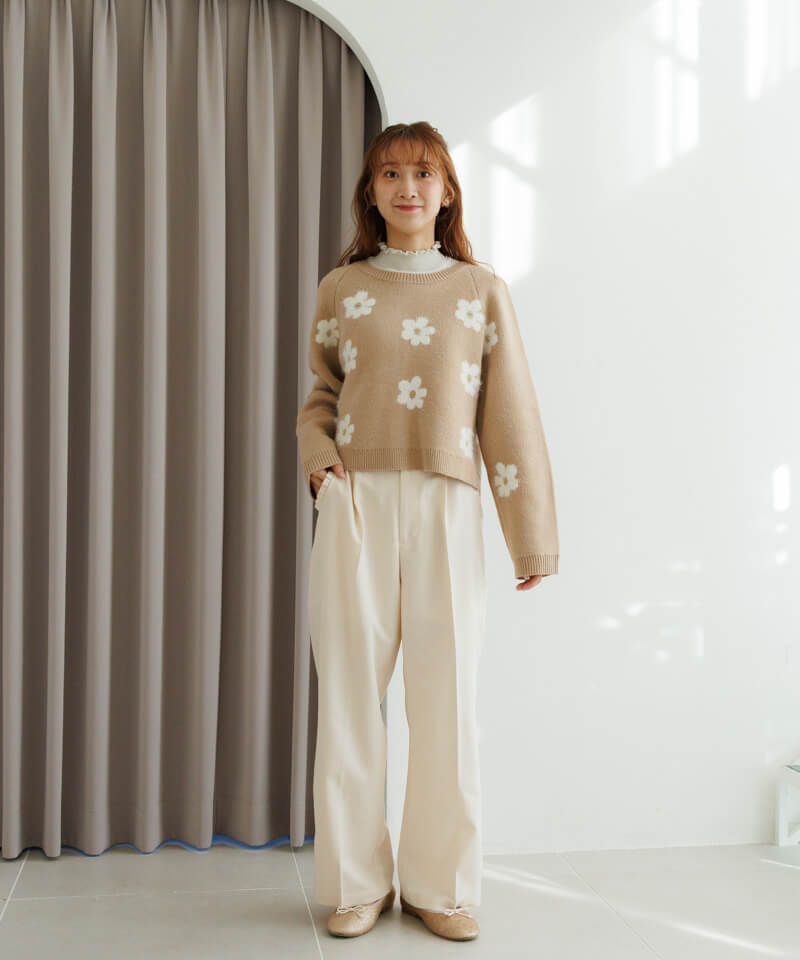 fluffy flower knit～ﾌﾗｯﾌｨｰﾌﾗﾜｰﾆｯﾄ | flower／フラワー公式通販