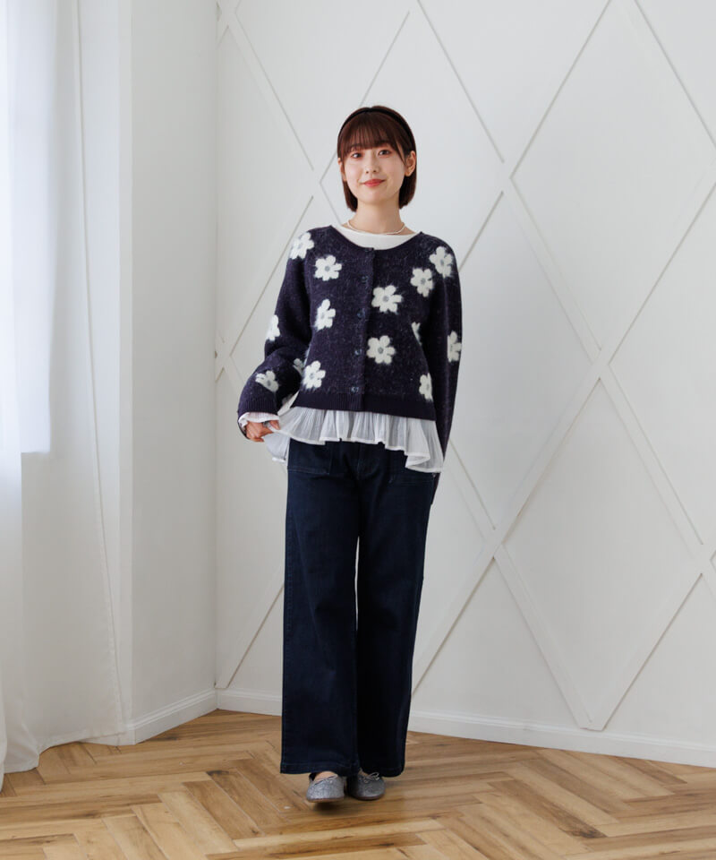 40%OFF】fluffy flower knit～ﾌﾗｯﾌｨｰﾌﾗﾜｰﾆｯﾄ | flower／フラワー公式通販