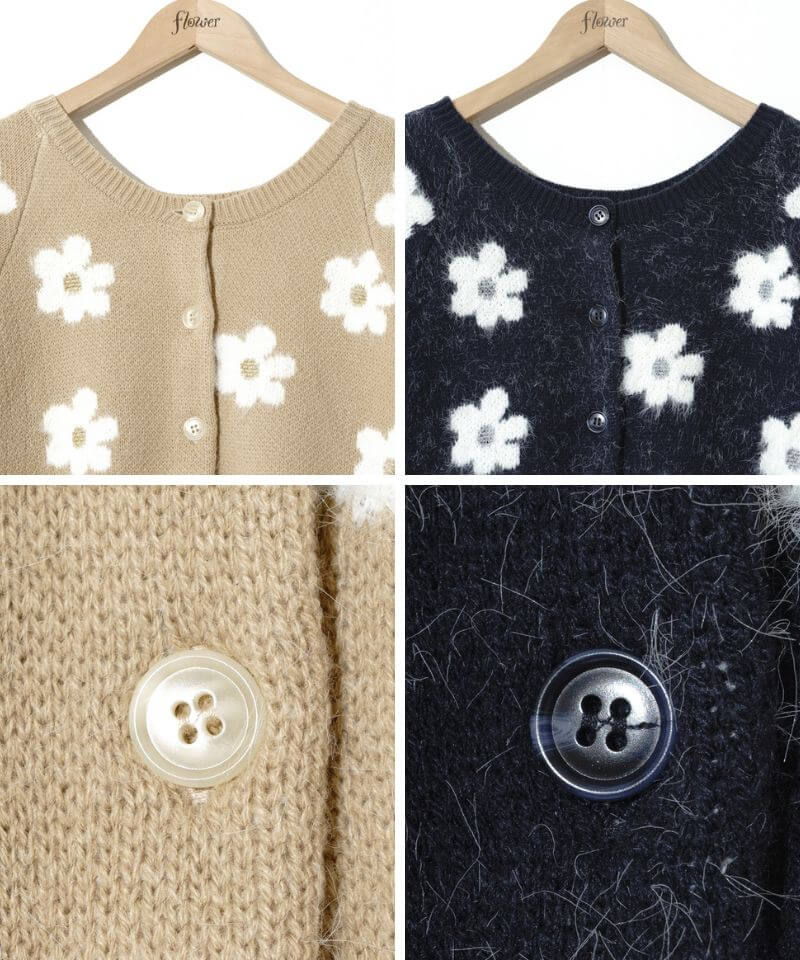 50%OFF】fluffy flower knit～ﾌﾗｯﾌｨｰﾌﾗﾜｰﾆｯﾄ | flower／フラワー公式通販