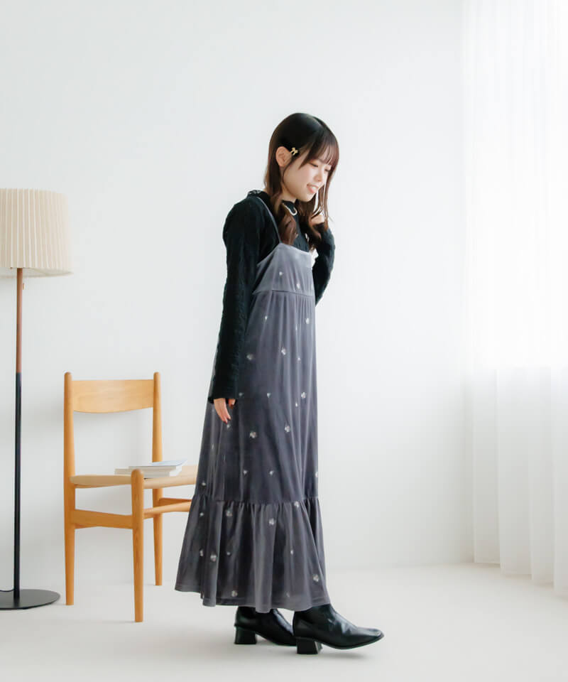 rosy monster エンブロイダリー　ワンピース rosy monster エンブロイダリー ワンピース