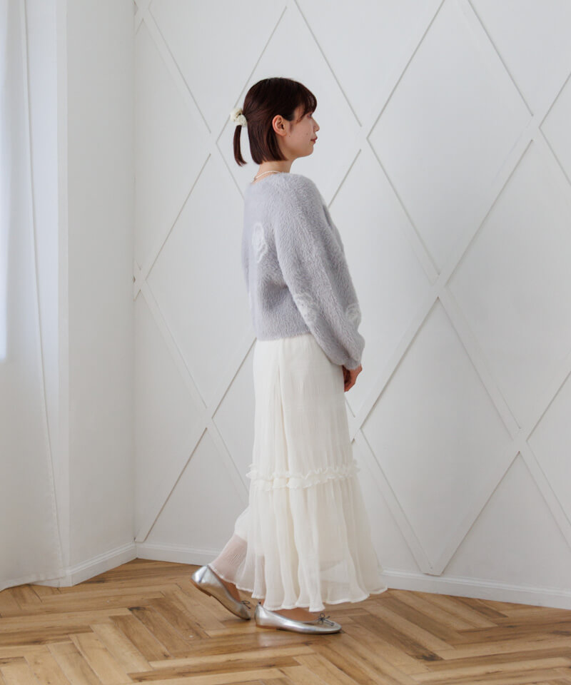 50%OFF】rose shaggy knit～ﾛｰｽﾞｼｬｷﾞｰﾆｯﾄ | flower／フラワー公式通販