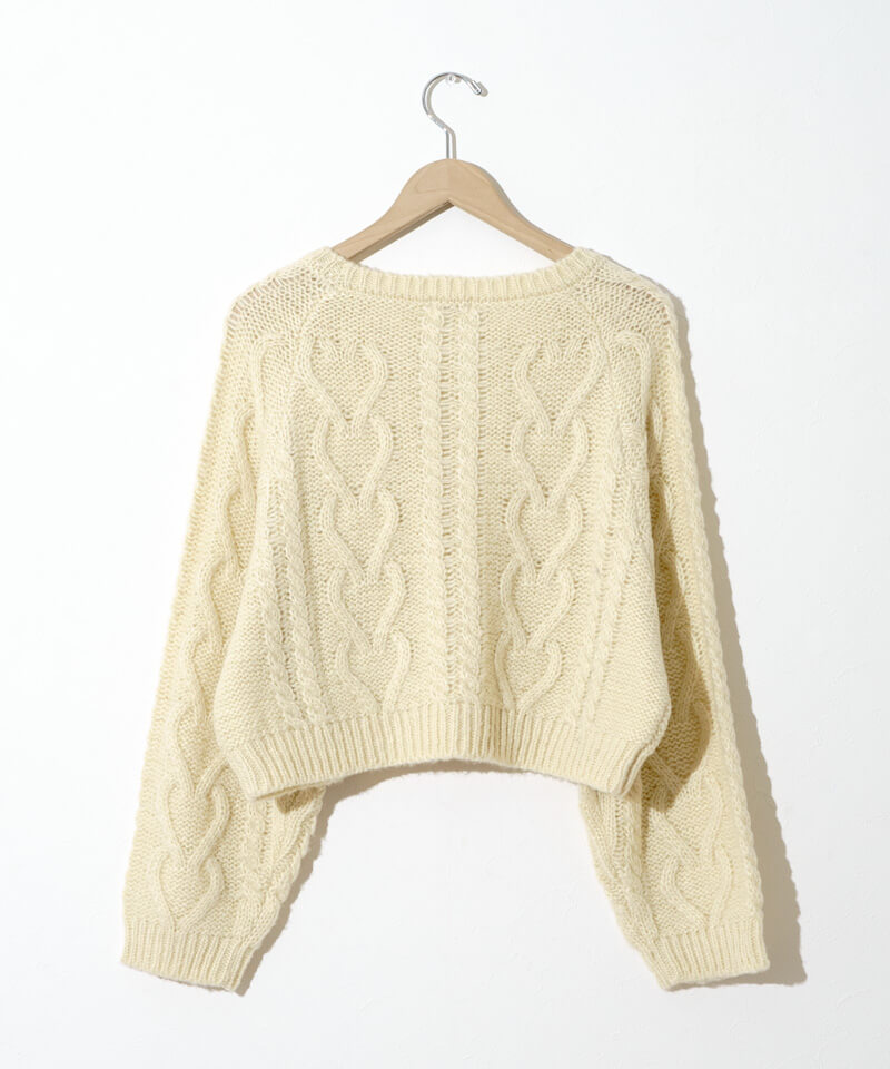 fluffy aran knit～ﾌﾗｯﾌｨｰｱﾗﾝﾆｯﾄ | flower／フラワー公式通販