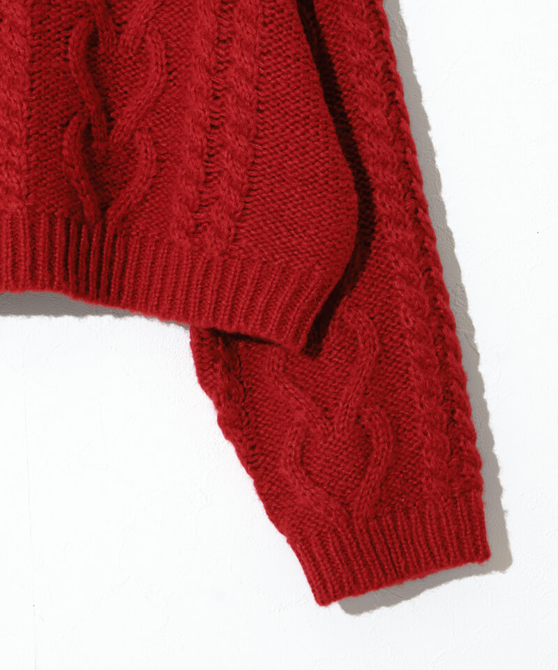 30%OFF】fluffy aran knit～ﾌﾗｯﾌｨｰｱﾗﾝﾆｯﾄ | flower／フラワー公式通販