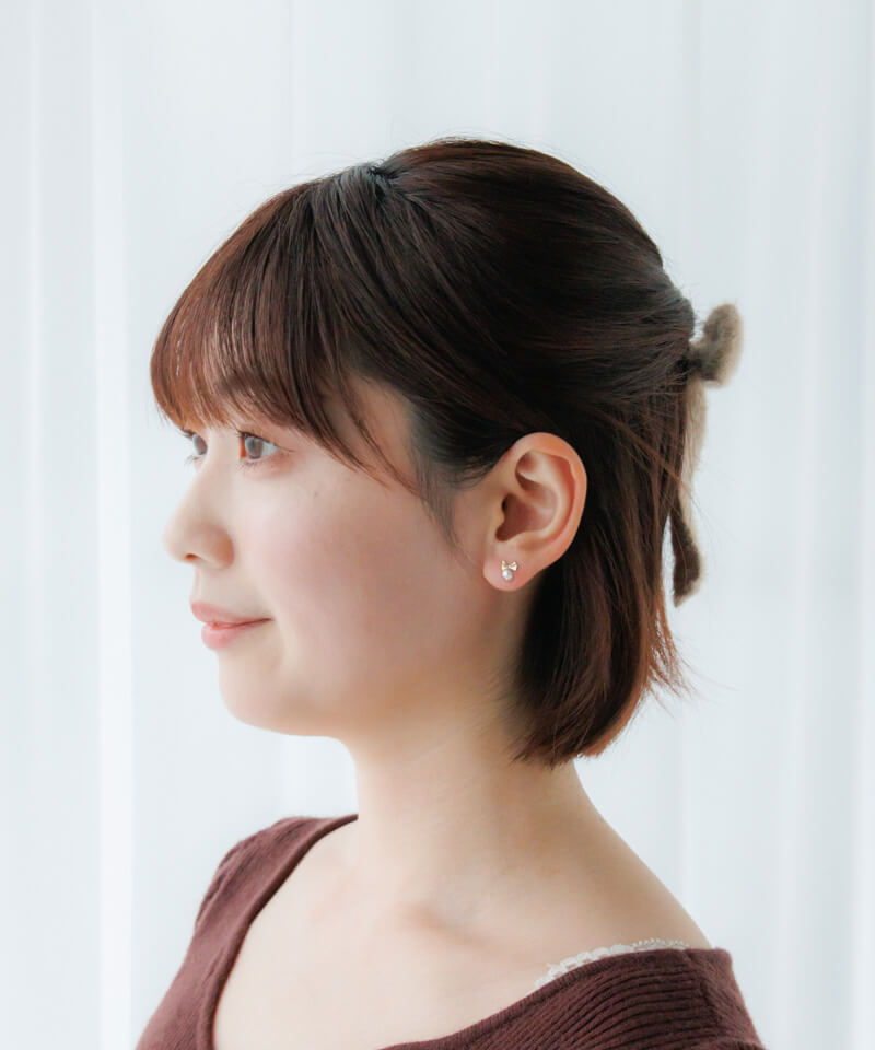weekend ribbon pierce～ｳｨｰｸｴﾝﾄﾞﾘﾎﾞﾝﾋﾟｱｽ | flower／フラワー公式通販