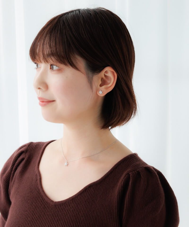 maumaumau14kgf K2ストーン スノーフラワーカービングピアス maumaumau様専用14kgf K2ストーン スノーフラワーカービングピアス