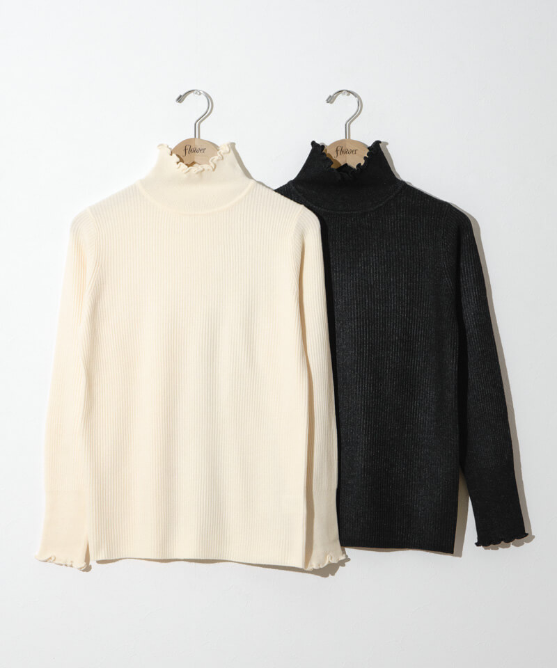 20%OFF】mellow rib turtle～ﾒﾛｳﾘﾌﾞﾀｰﾄﾙ | flower／フラワー公式通販