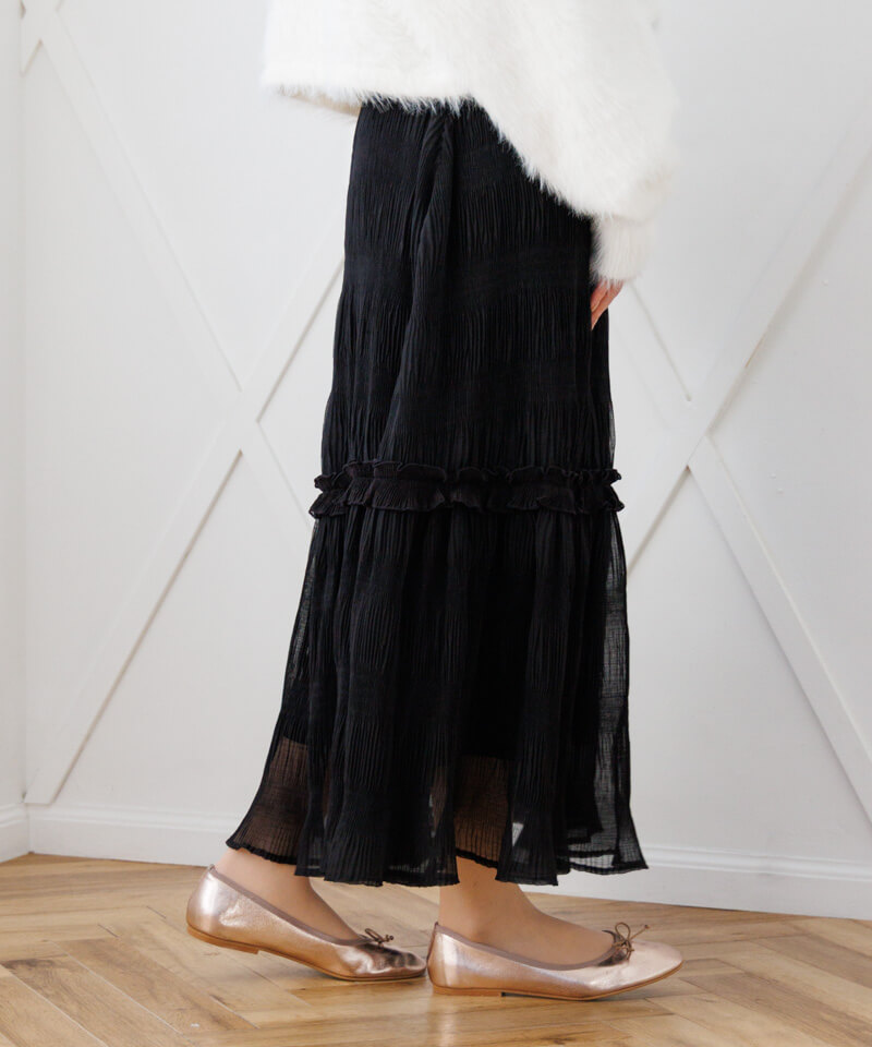 eternal pleats skirt～ｴﾀｰﾅﾙﾌﾟﾘｰﾂｽｶｰﾄ | flower／フラワー公式通販