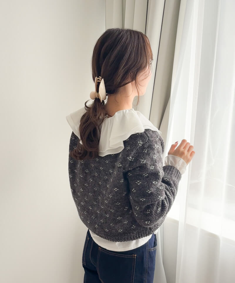 新品　flower ヤギセレクト　フリリーブラウス frilly blouse～ﾌﾘﾘｰﾌﾞﾗｳｽ | flower／フラワー公式通販