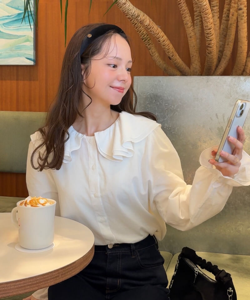 frilly blouse～ﾌﾘﾘｰﾌﾞﾗｳｽ | flower／フラワー公式通販