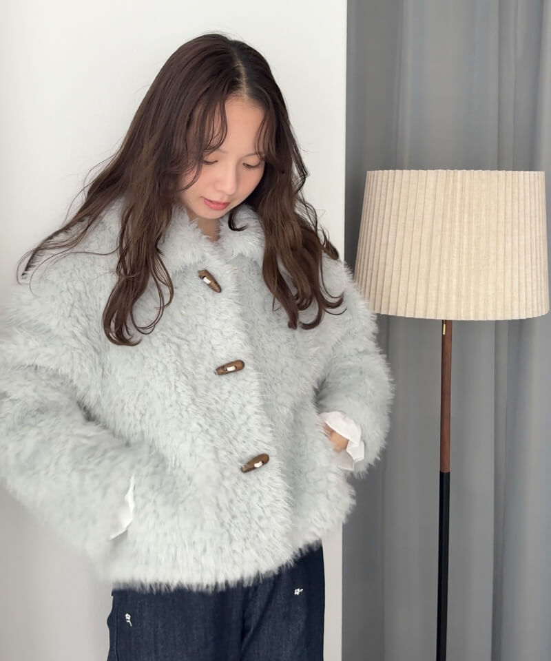 sweet fuzzy coat～ｽｳｨｰﾄﾌｧｼﾞｰｺｰﾄ | flower／フラワー公式通販