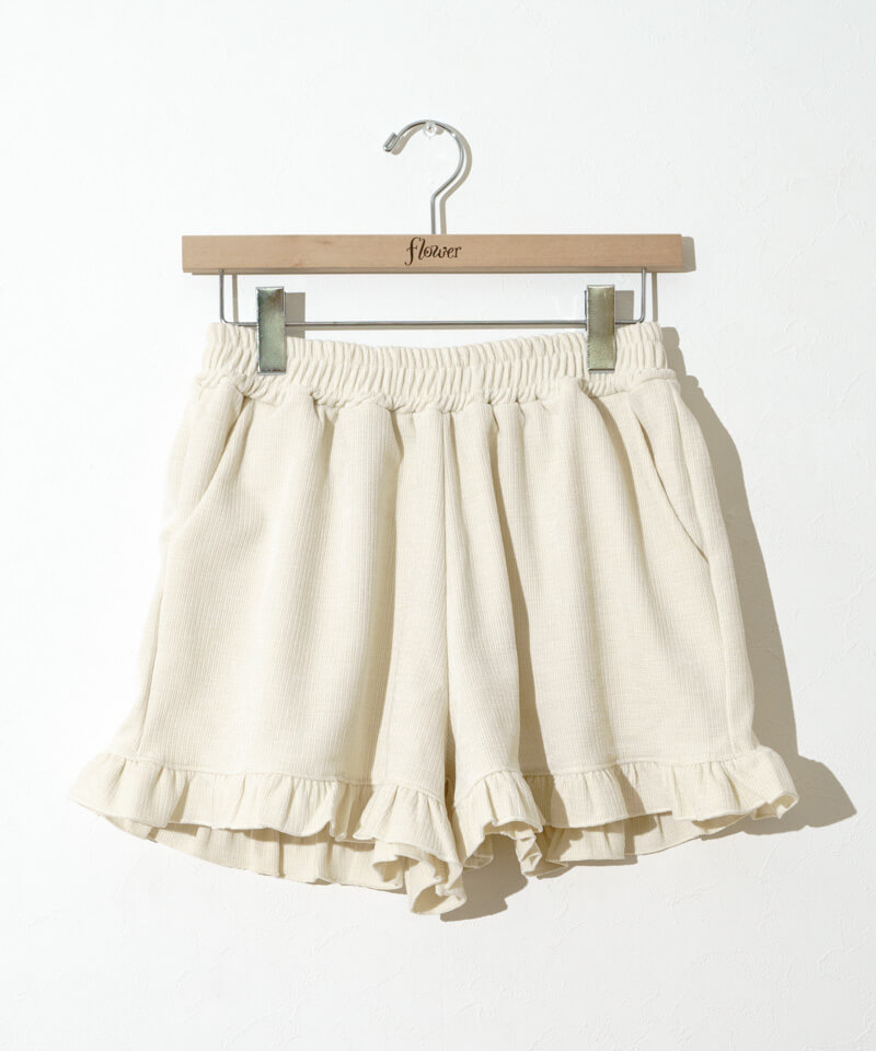 10%OFF】frilly short pants～ﾌﾘﾘｰｼｮｰﾄﾊﾟﾝﾂ | flower／フラワー公式通販